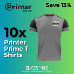 10 x Printer Prime T-Shirt Bundle With Logo