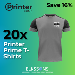 20 x Printer Prime T-Shirt Bundle With Logo