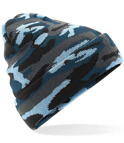 Beechfield Camo Cuffed Beanie