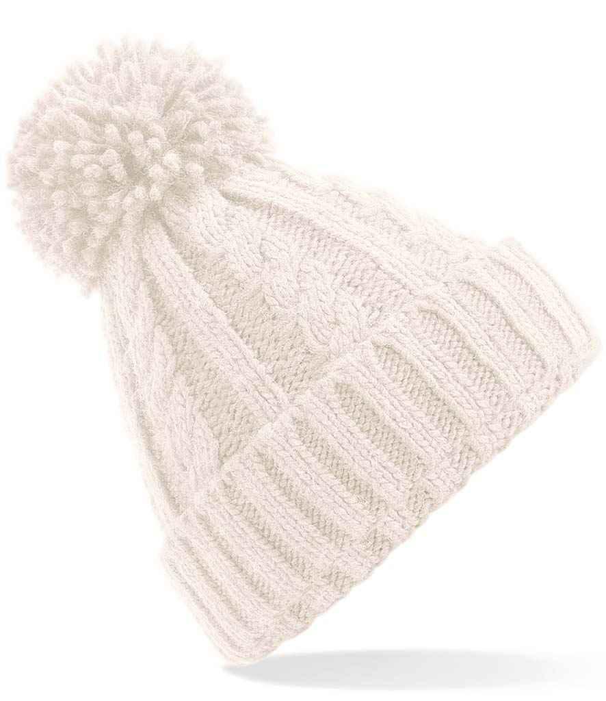 Beechfield Cable Knit Melange Beanie