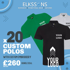 20 x Embroidered Polo Workwear Bundle