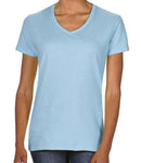 Gildan Ladies Premium Cotton V Neck T-Shirt