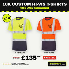 10x Two-Tone Hi-Vis T-Shirts — Save 15%