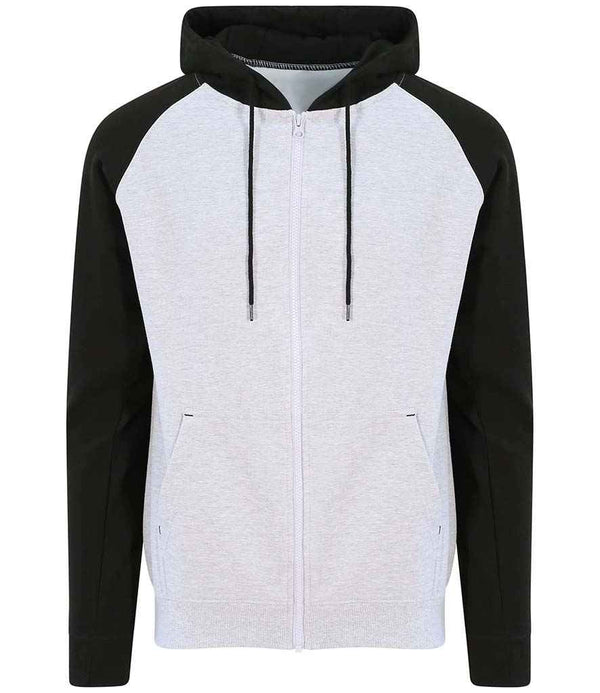 JH063 Heather Grey/Jet Black Front