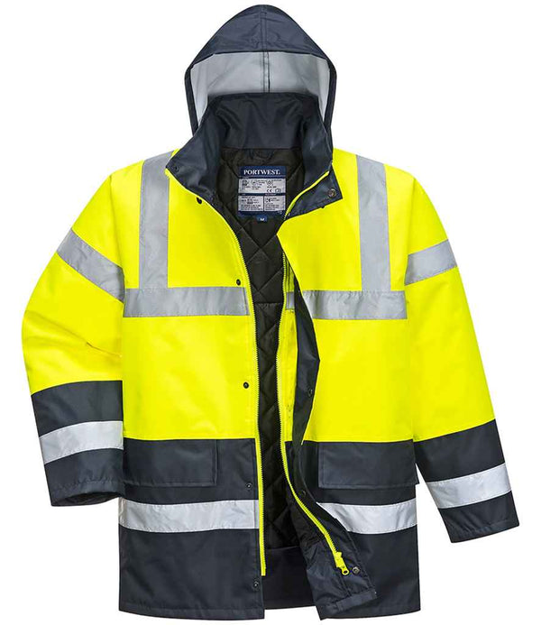 PW025 Yellow/Navy Front