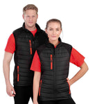 Result Genuine Recycled Black Compass Padded Gilet