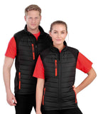 Result Genuine Recycled Black Compass Padded Gilet