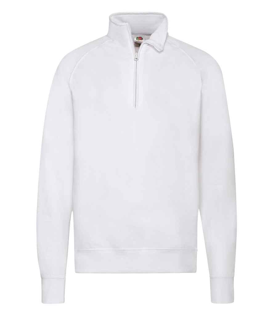 Fruit of the Loom Lightweight Zip Neck Sweatshirt