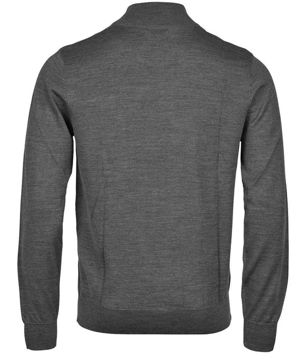 T6010 Grey Melange Back