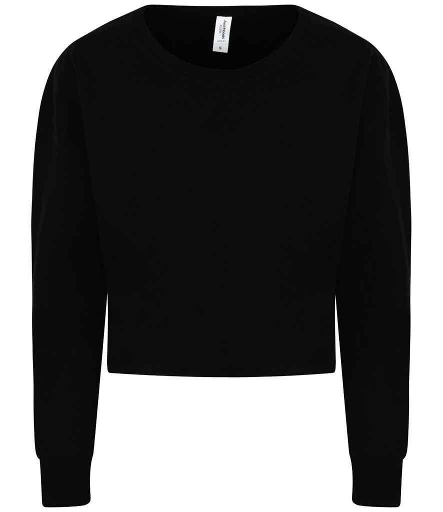 Plain cropped sweatshirt best sale