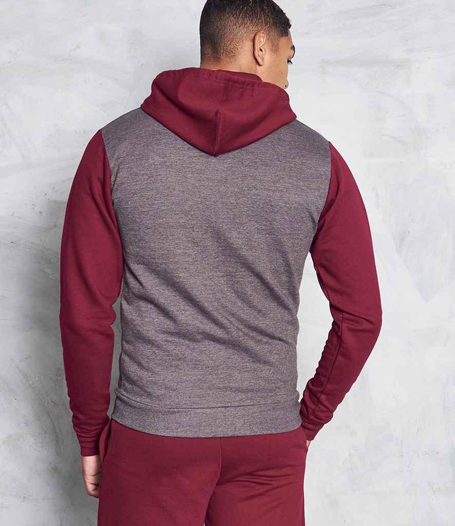 JH059 Charcoal/Burgundy Model