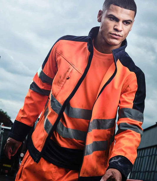 Regatta High Visibility Pro Contrast Soft Shell Jacket | Elkssons.